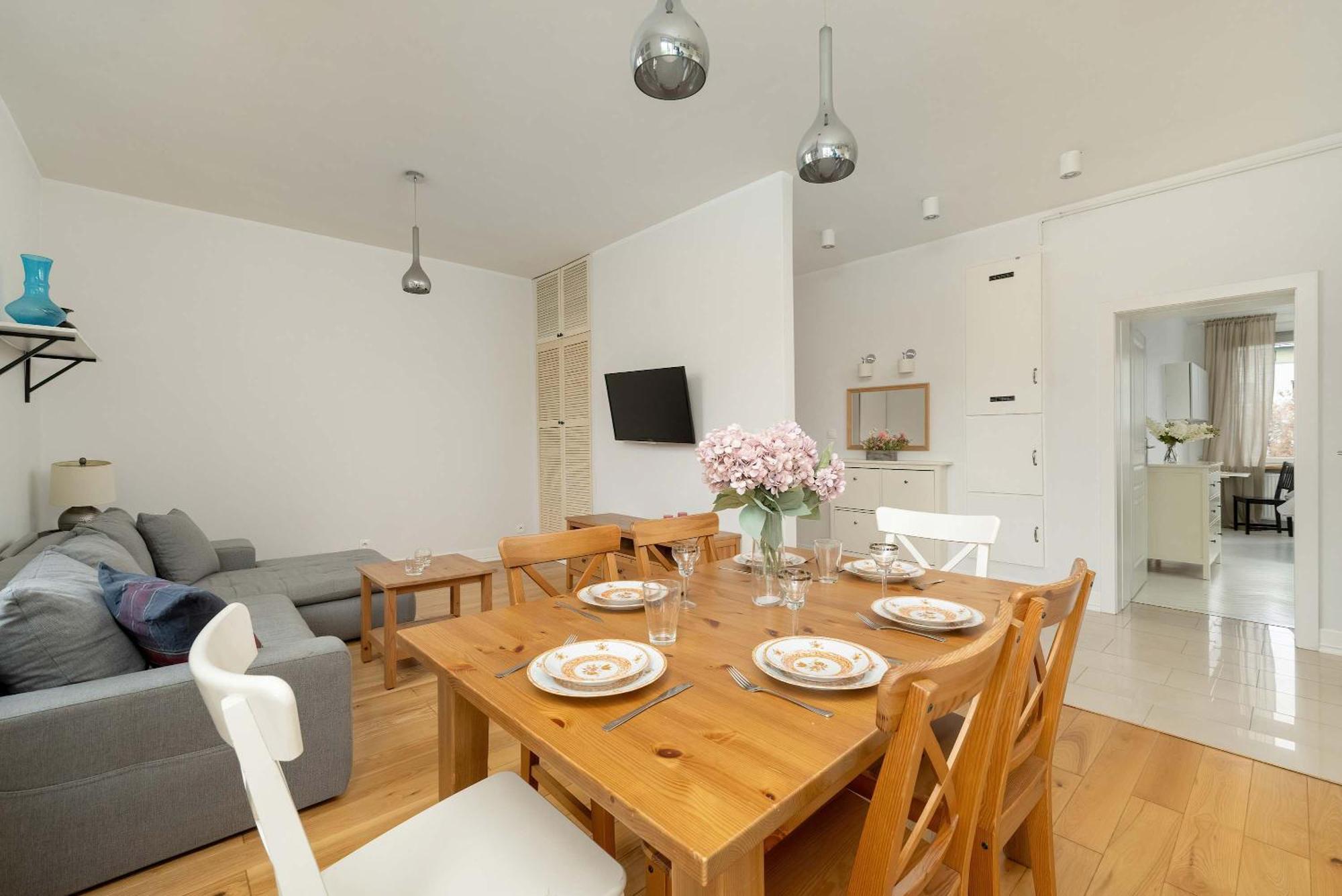 Pawlowa Stylish Apartment With Balcony & Home Office Wroclaw By Noclegi Renters מראה חיצוני תמונה